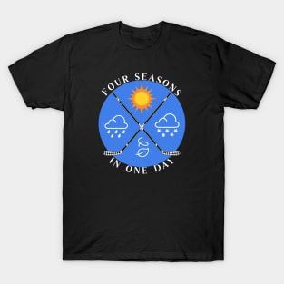 Four Seasons in One Day (golf) T-Shirt